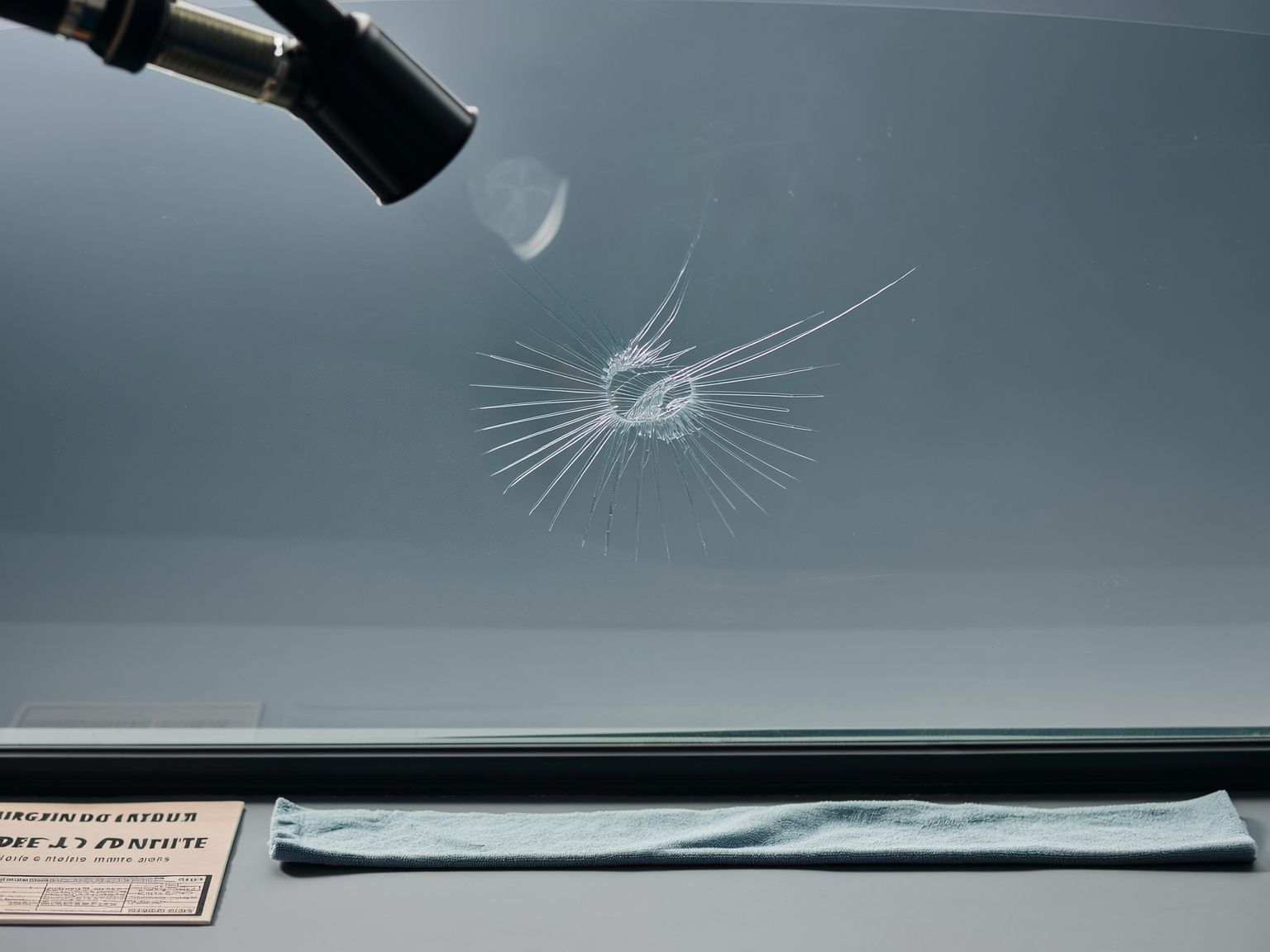 Réparation d'impact sur pare-brise - Garage LOPEZ